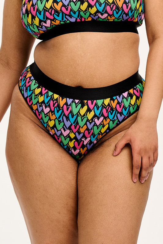 Cora Bikini Pant: ORGANIC COTTON & BAMBOO MIX - Summer Lovin'