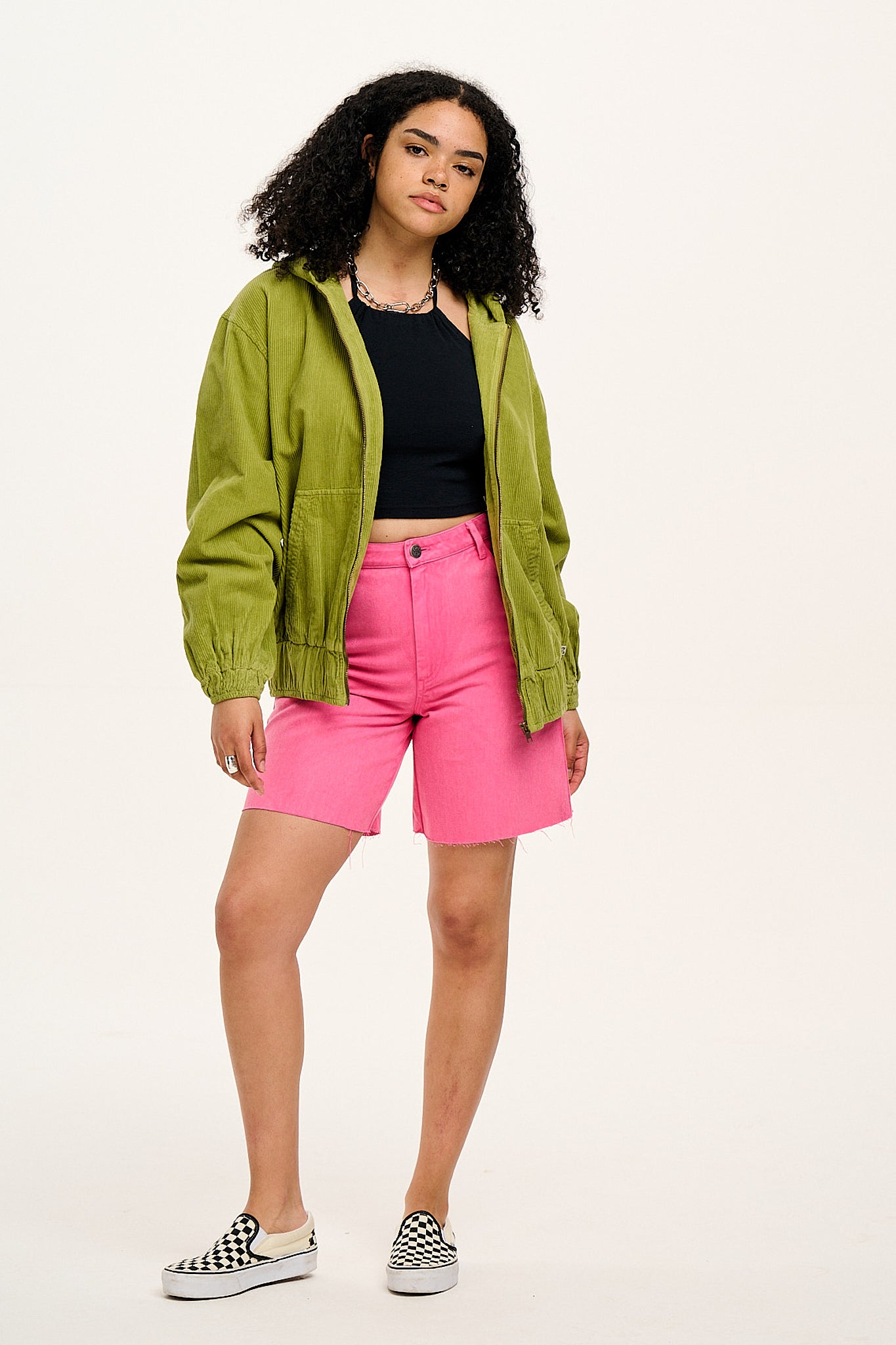 Parker - Denim Shorts in Pink Wash – Lucy & Yak