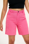 Parker Shorts: ORGANIC DENIM - Pink Wash