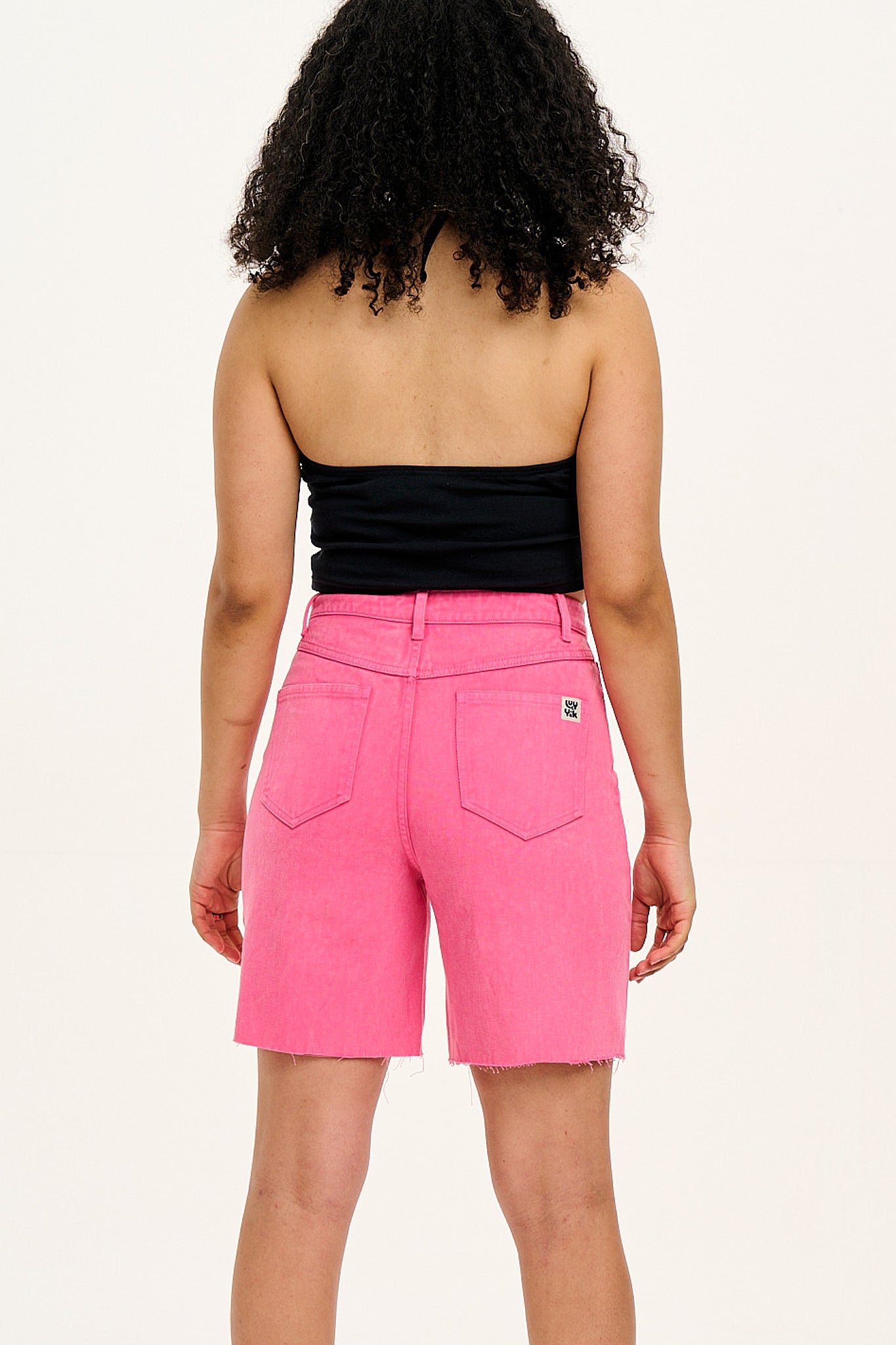 Parker - Denim Shorts in Pink Wash – Lucy & Yak