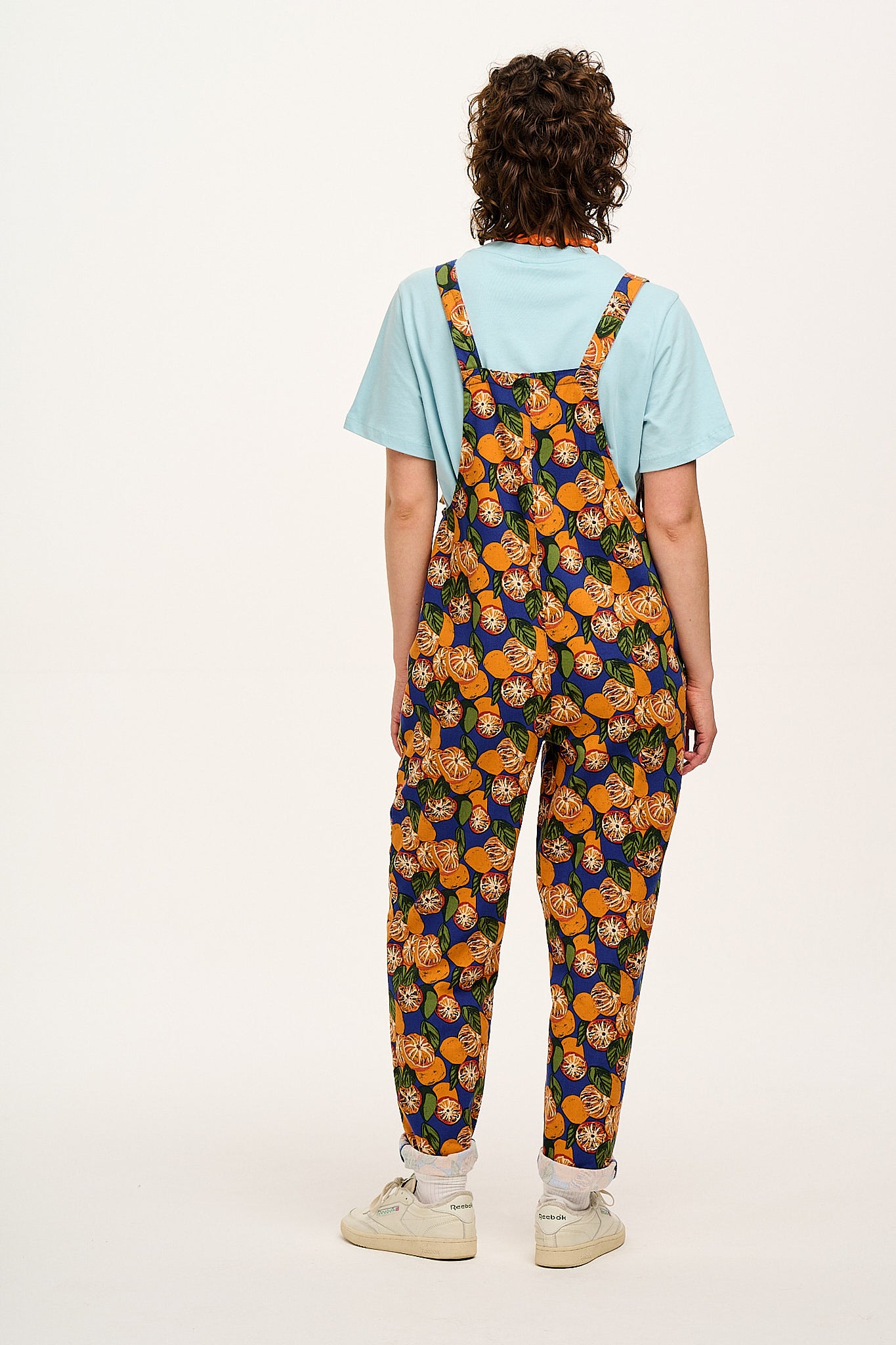 Original - Twill Dungaree in Onda Oranges Print