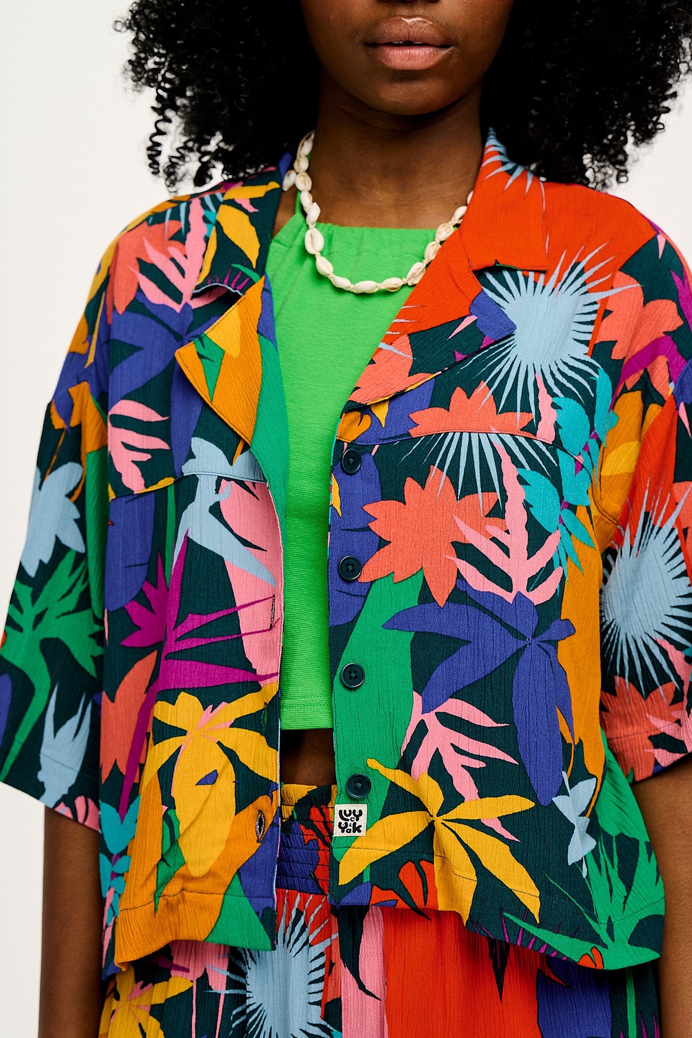 Alfie - Tencel Shirt Paradisia Print