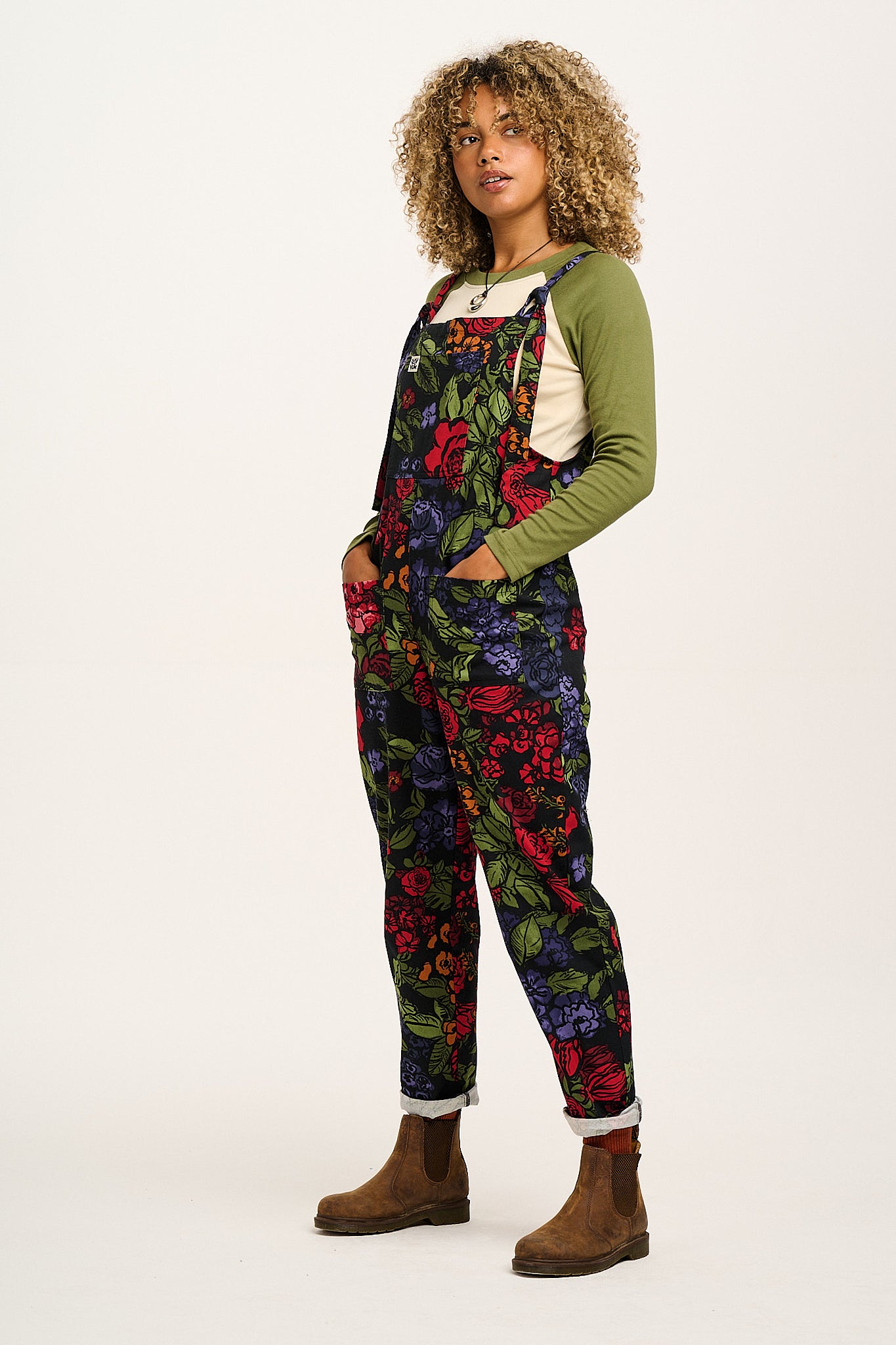 Original - Twill Dungarees in Maria Print