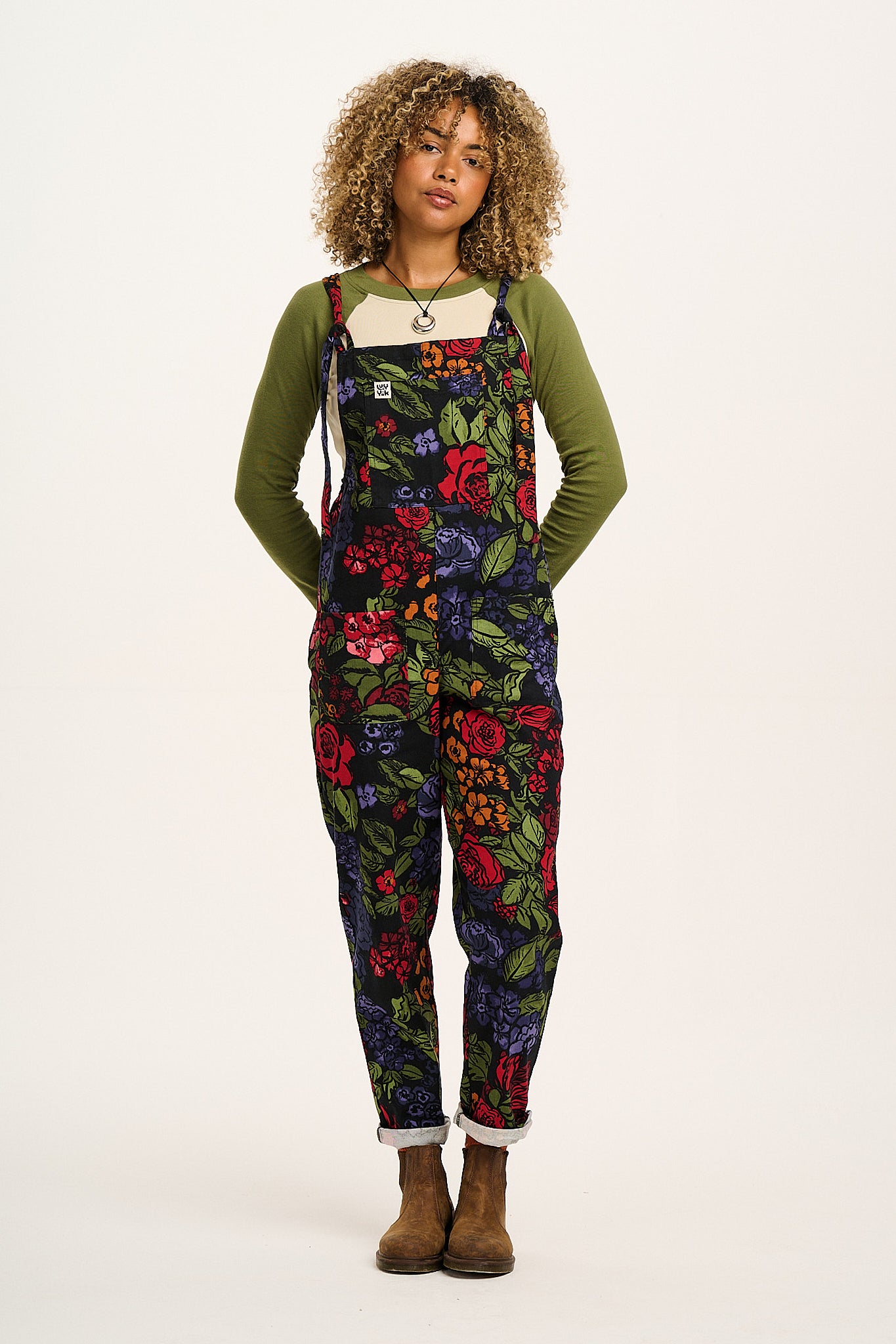 Original - Twill Dungarees in Maria Print