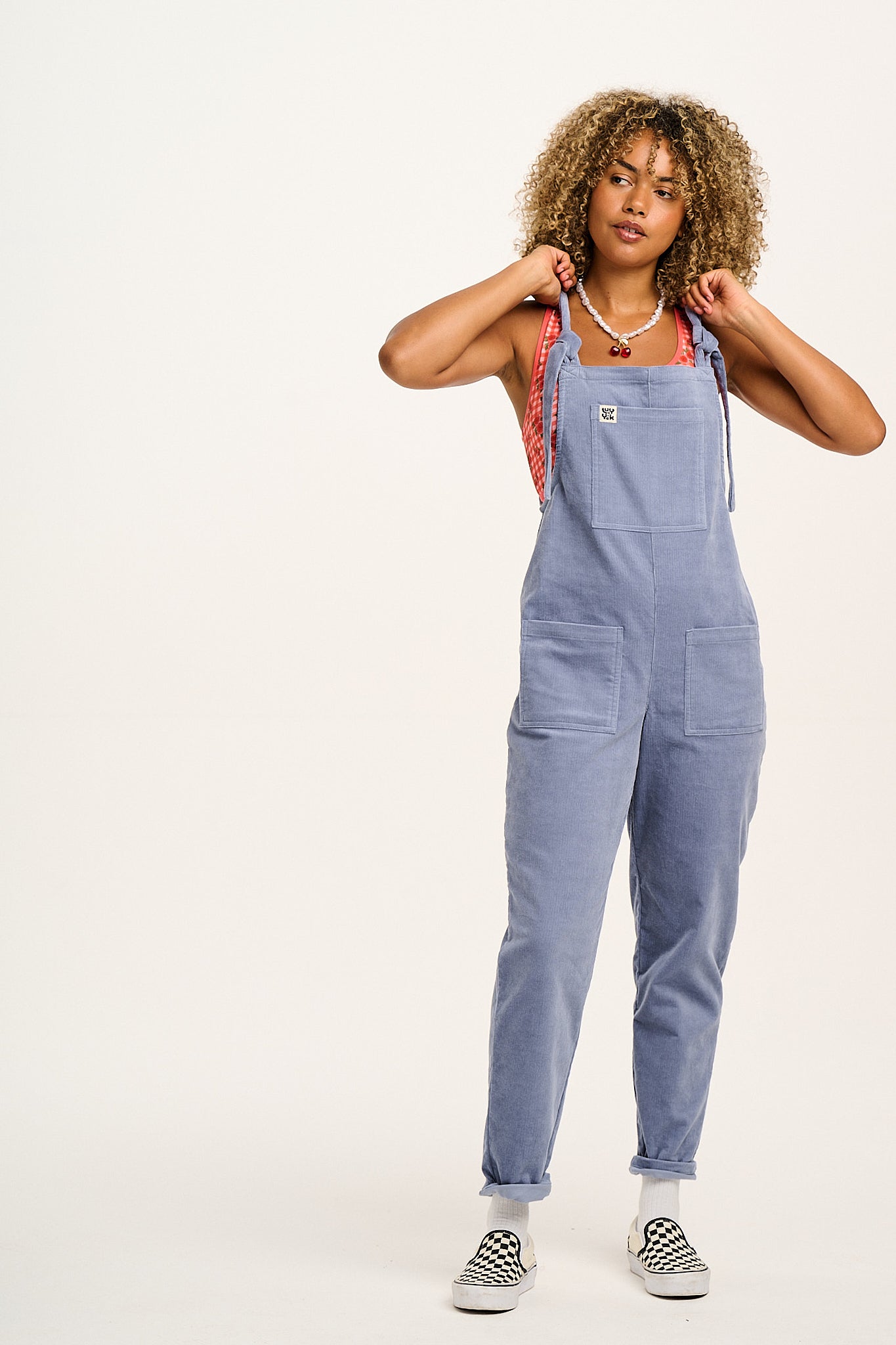 Original - Corduroy Dungarees in Powder Blue