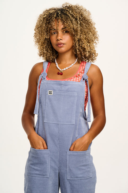 Original - Corduroy Dungarees in Powder Blue