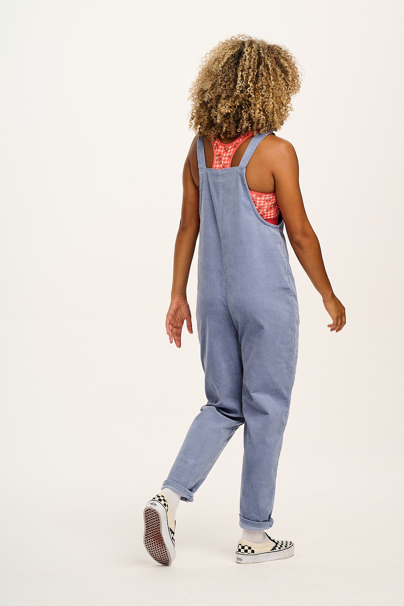 Original - Corduroy Dungarees in Powder Blue