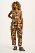 Bowie - Sleeveless Corduroy Jumpsuit in Nevada Print