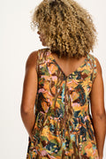 Bowie - Sleeveless Corduroy Jumpsuit in Nevada Print