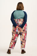 Alexa - Cotton Trousers in Donita Patchwork