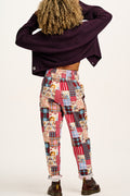 Alexa - Cotton Trousers in Donita Patchwork