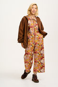 L.E. Ragan - Cotton Jumpsuit in Artist Print by Caroline Clark