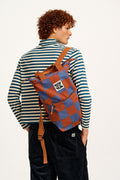 Dylan - Canvas Backpack in Chester Check Print