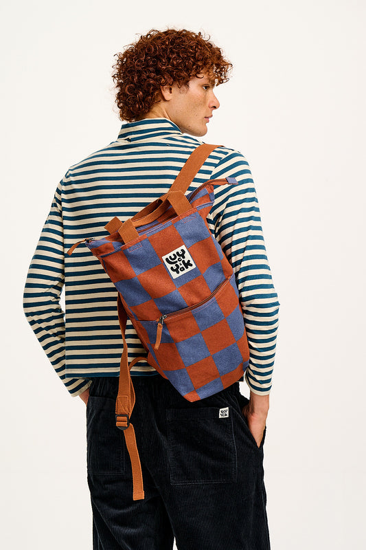 Dylan - Canvas Backpack in Chester Check