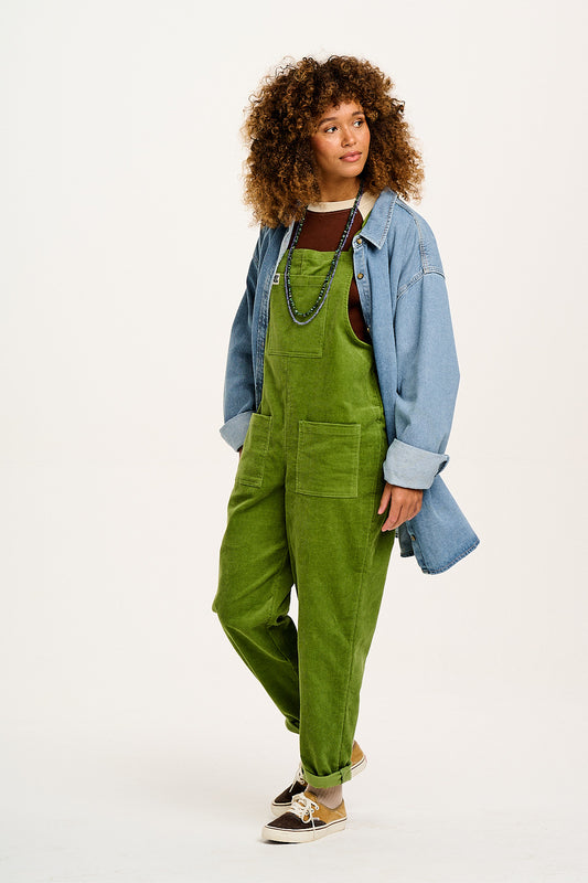 Original - Corduroy Dungaree in Willow Green