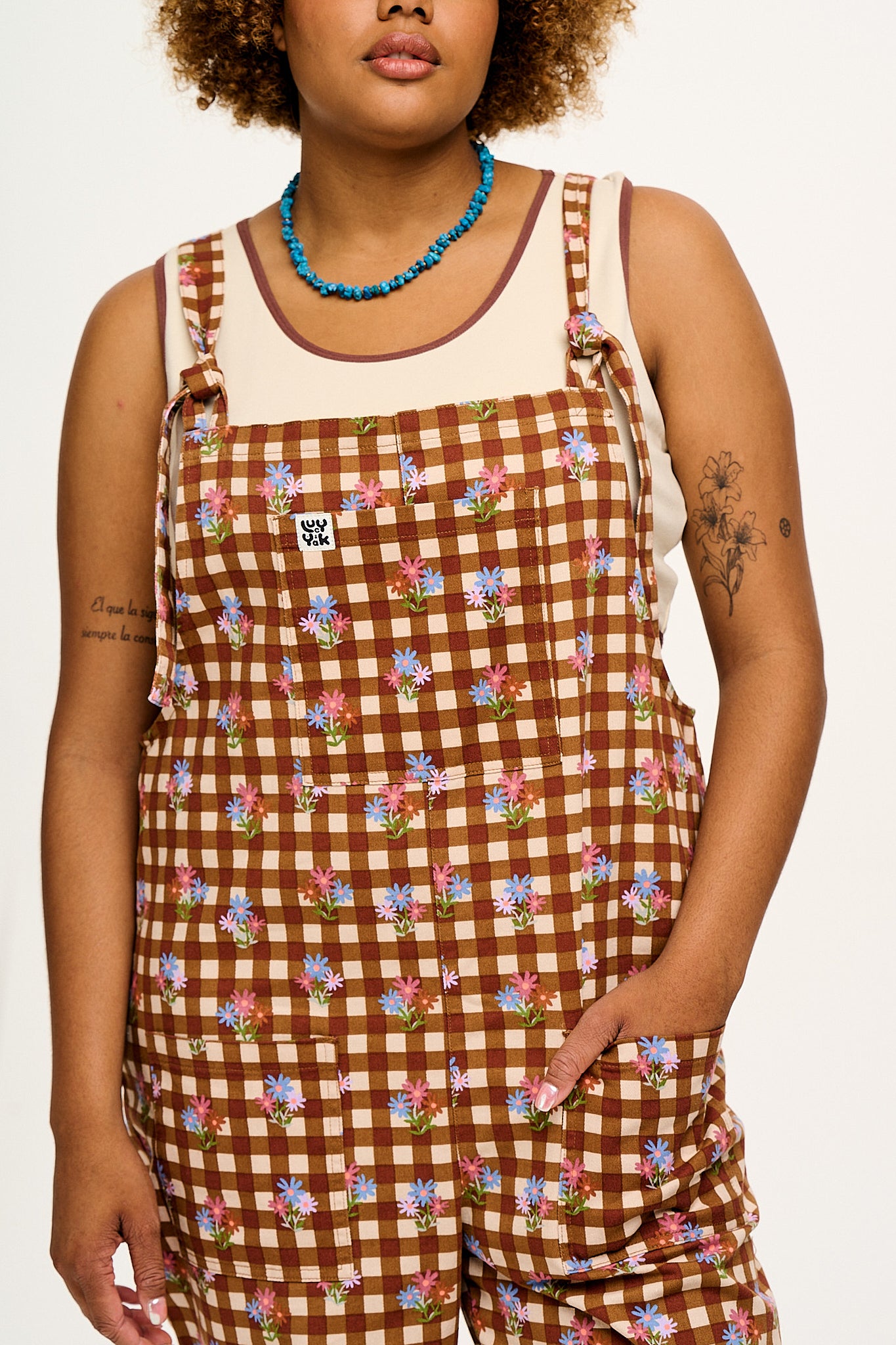 Original - Twill Dungaree in Meryl Check Print