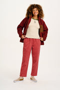 Billie - Corduroy Trousers in Rose Pink