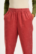 Billie - Corduroy Trousers in Rose Pink