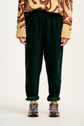 Billie - Corduroy Trousers in Posy Green