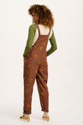 Original - Cotton Dungarees with Pumpkin Patch Embroidery