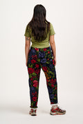 Addison - Tapered Twill Jeans in Maria Print