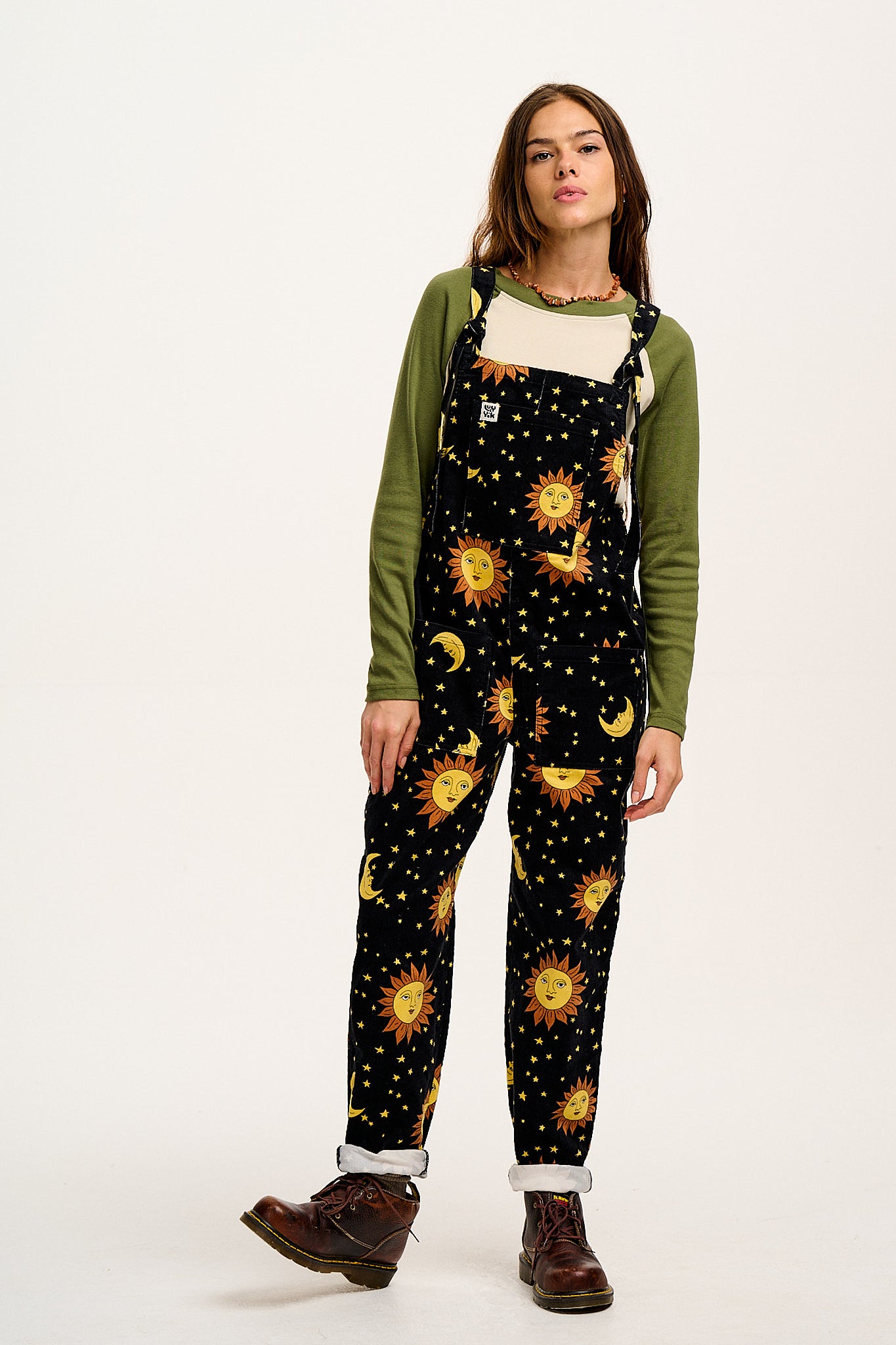 Original - Corduroy Dungaree in Orion Print