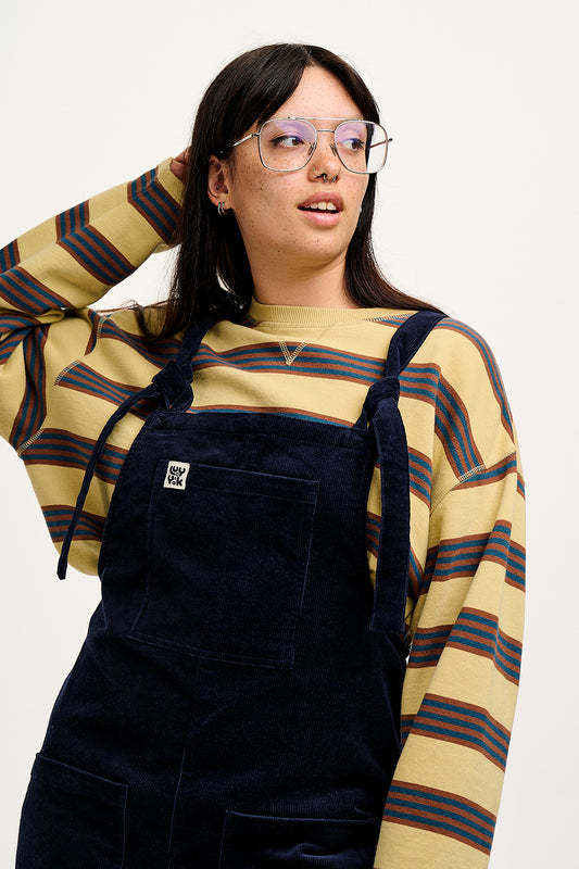 Original - Corduroy Dungaree in Sailor Blue