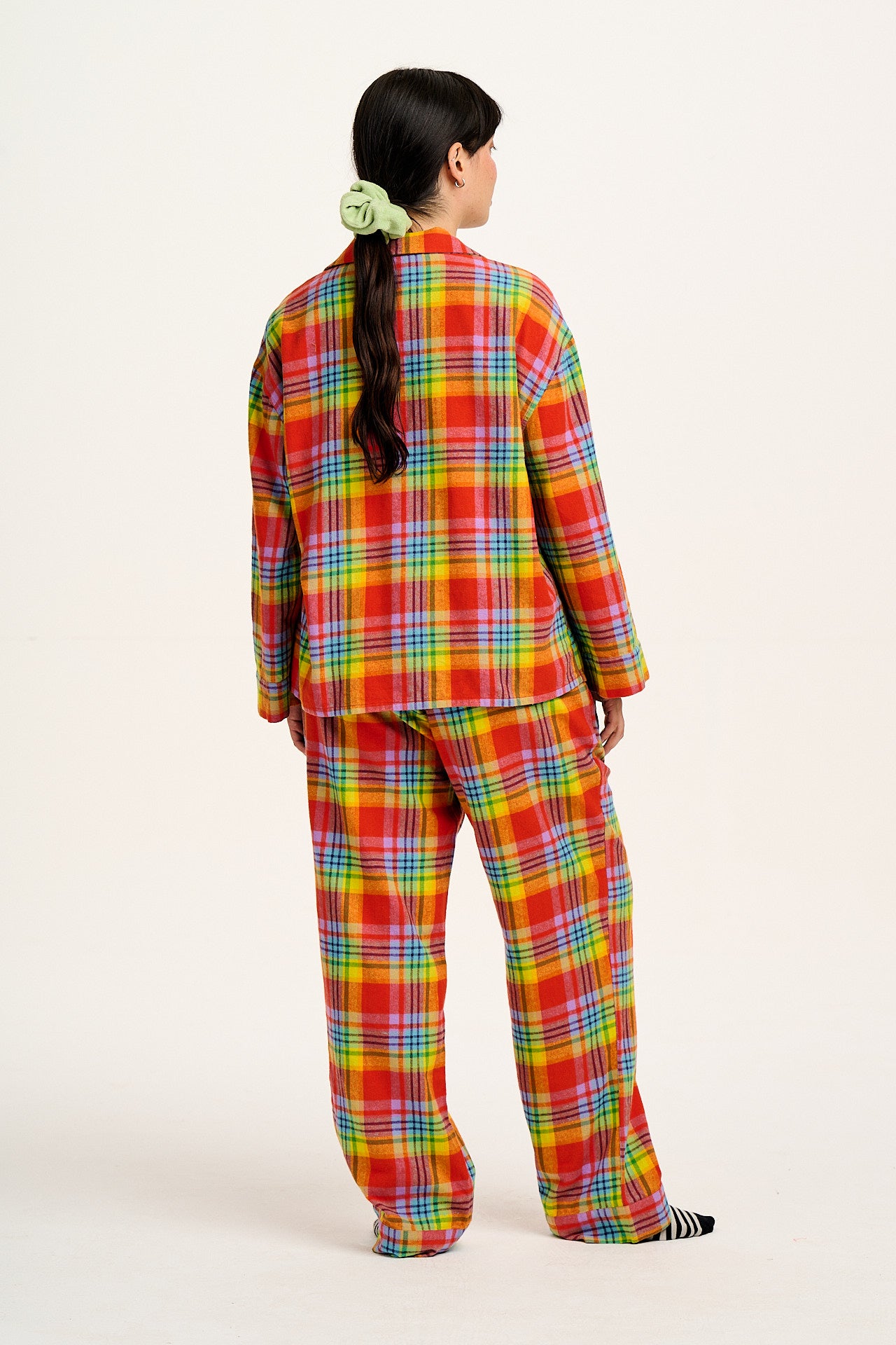 Dreamer - Soft Brushed Cotton Pyjama Set in Ncuti Tartan Print