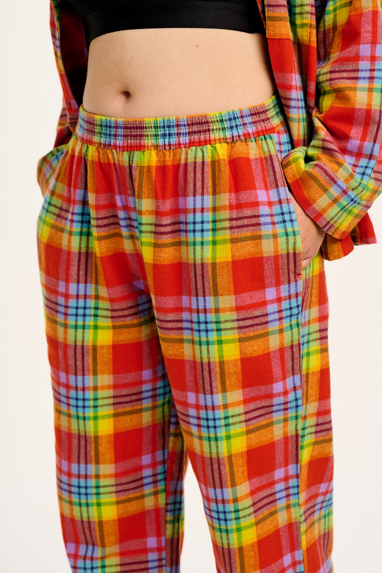 Dreamer - Soft Cotton Pyjama Set in Ncuti Tartan Print