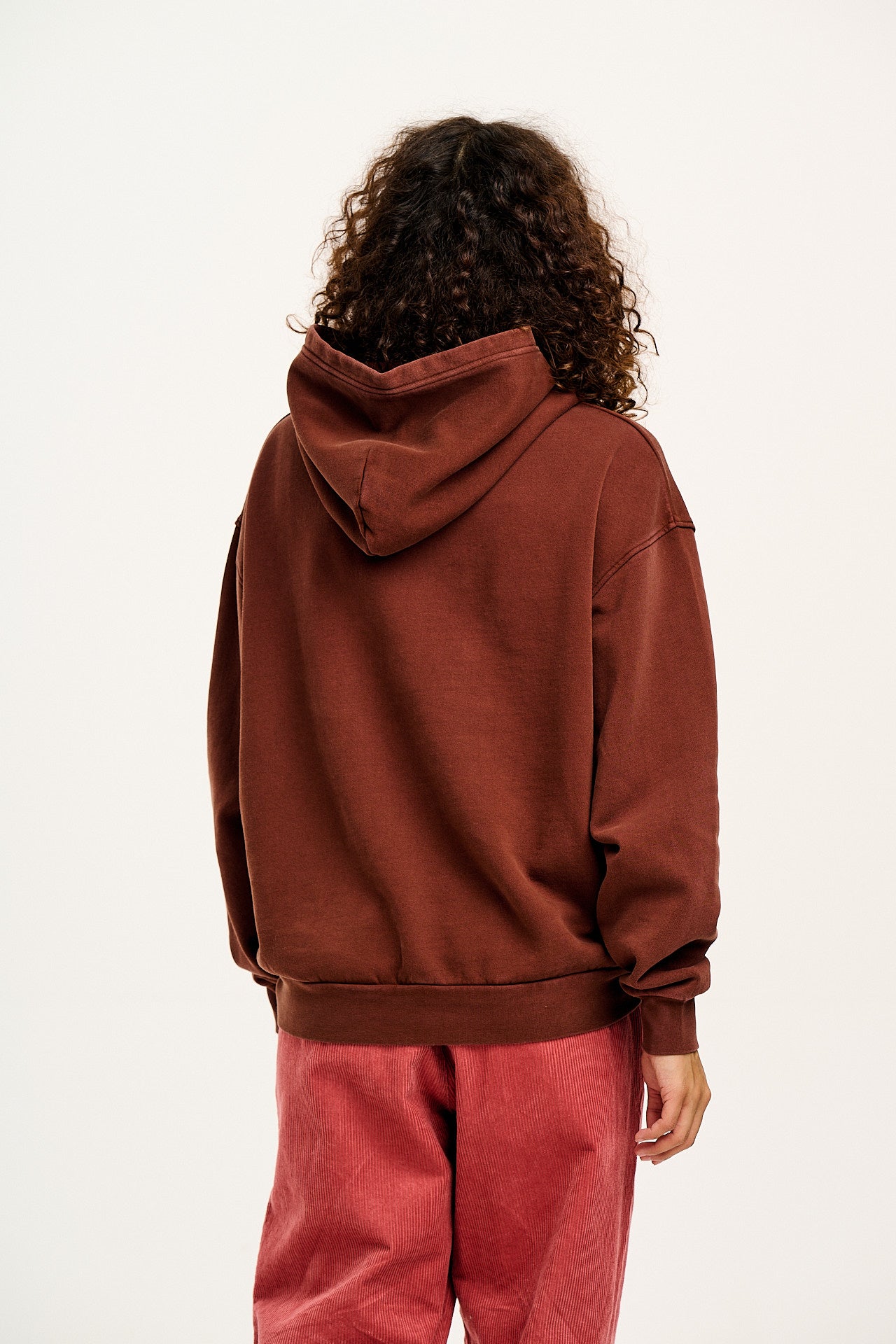 Bailey - Hoodie in Brown with Find Balance Print