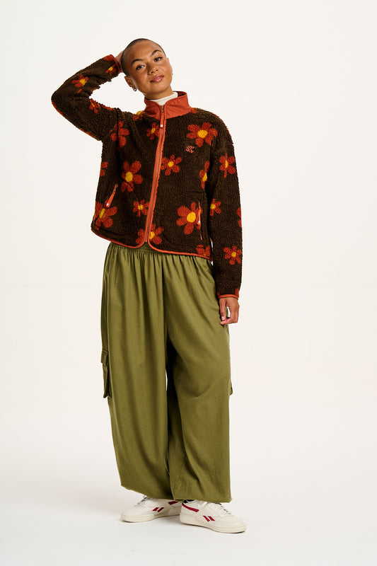 Mason - Fleece in Cassia Print