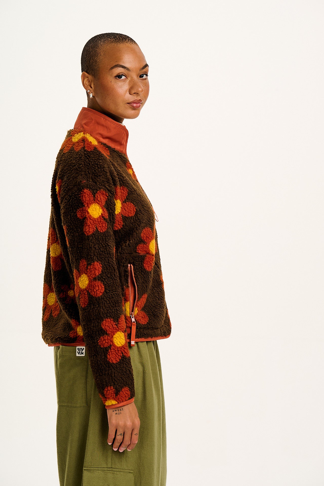 Mason - Fleece in Cassia Print