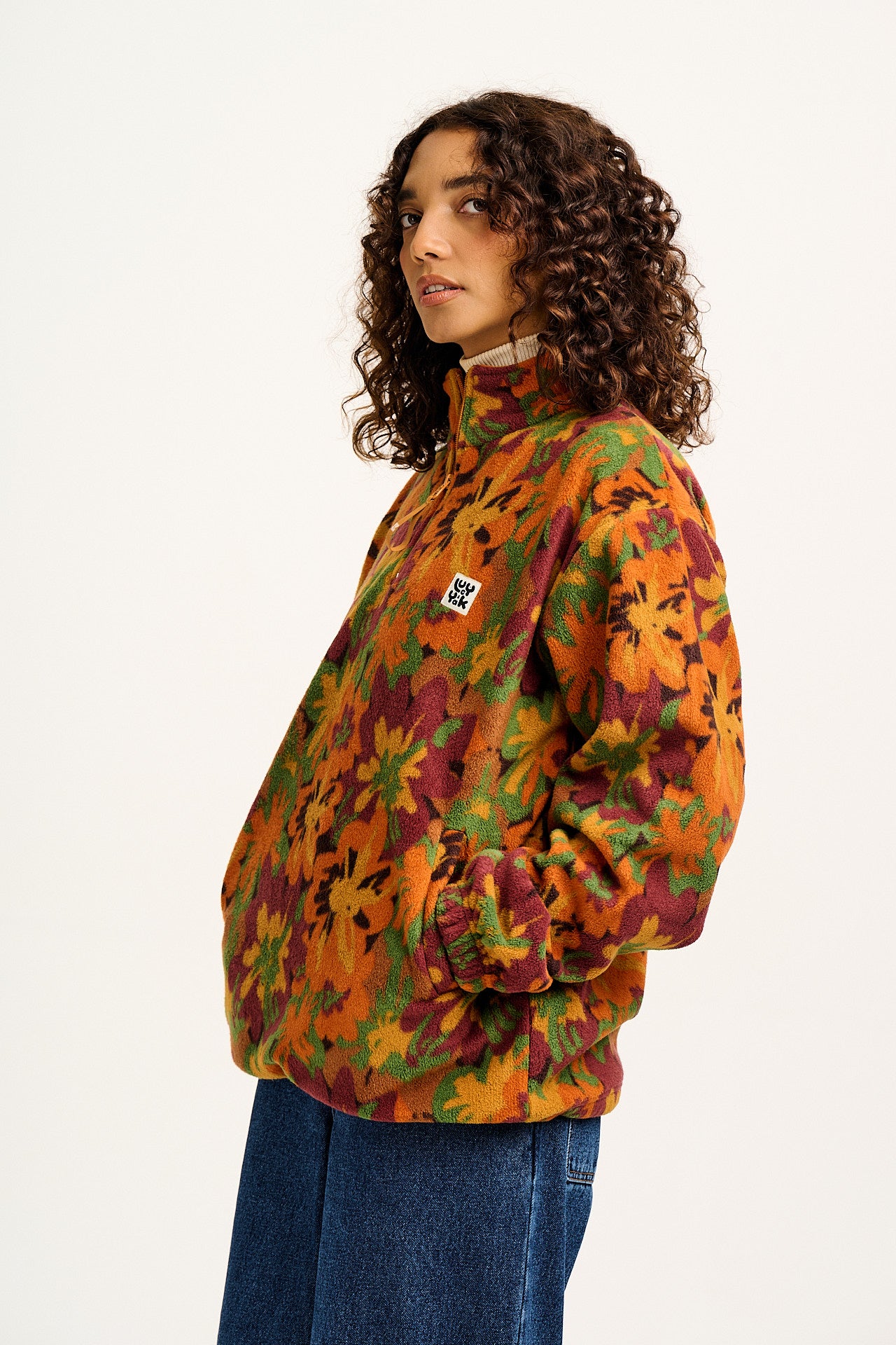 Stevie - Polar Fleece in Cass Floral Print