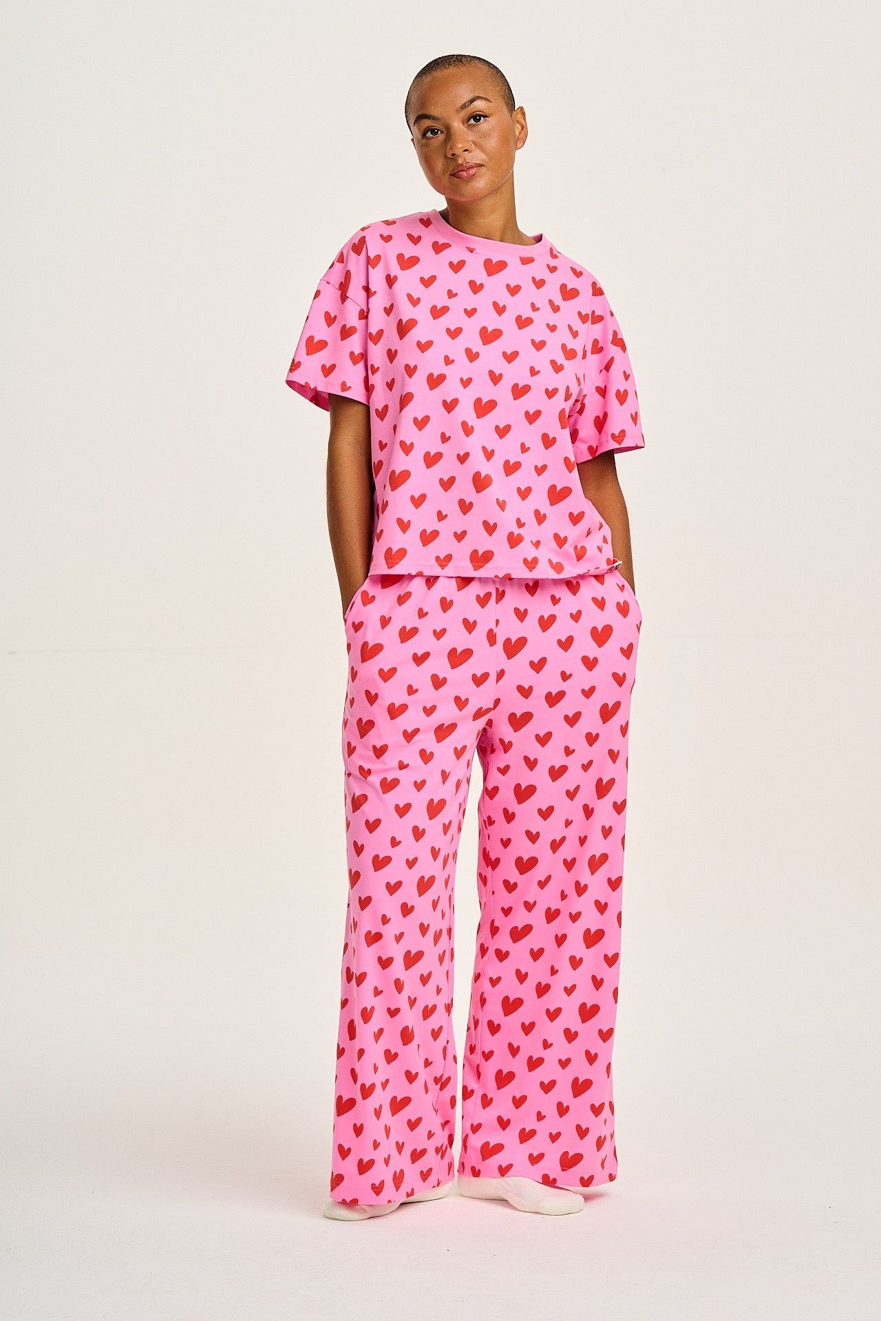 Sabrina - Soft Pyjamas in Cupid Print