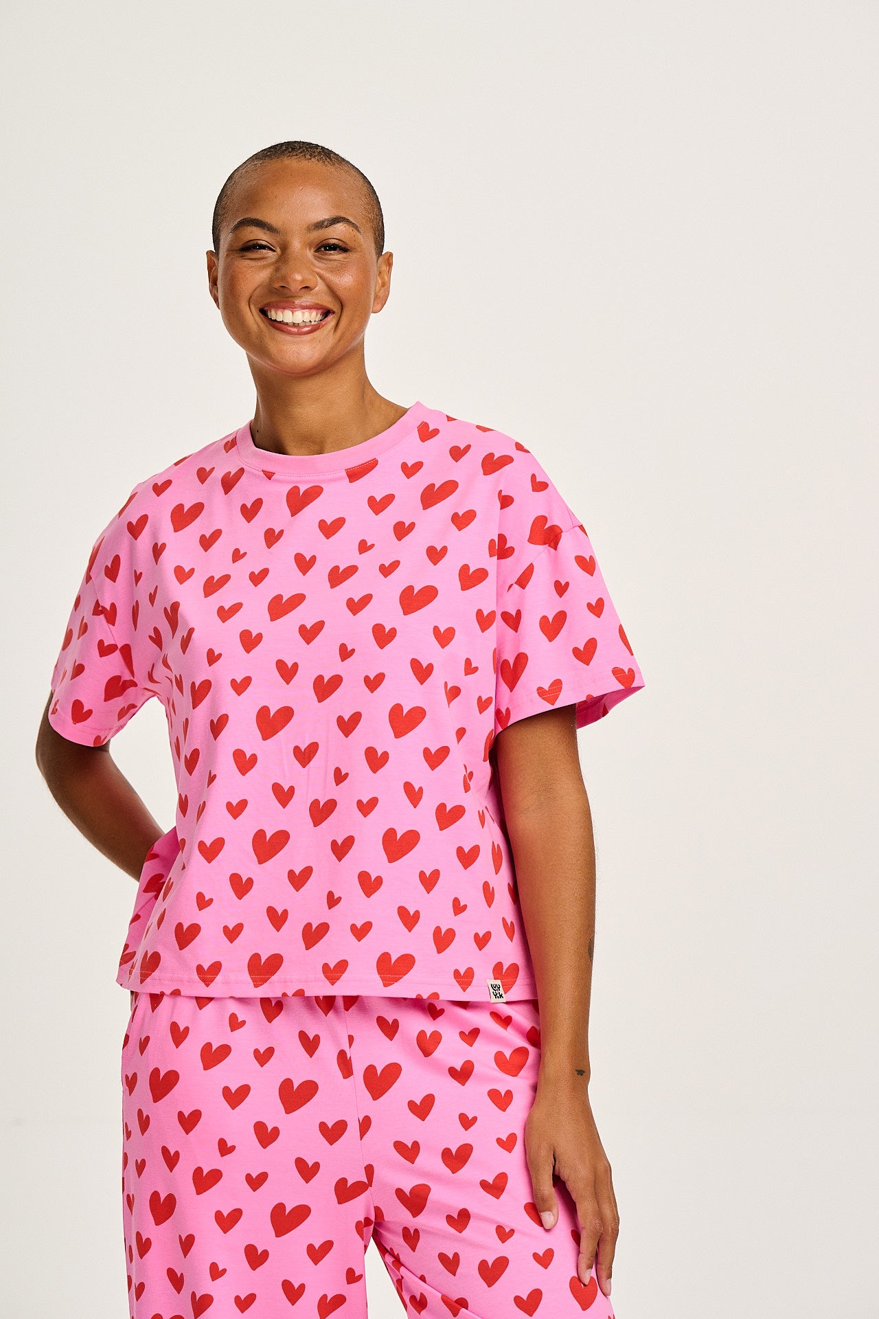 Sabrina - Soft Pyjamas in Cupid Print