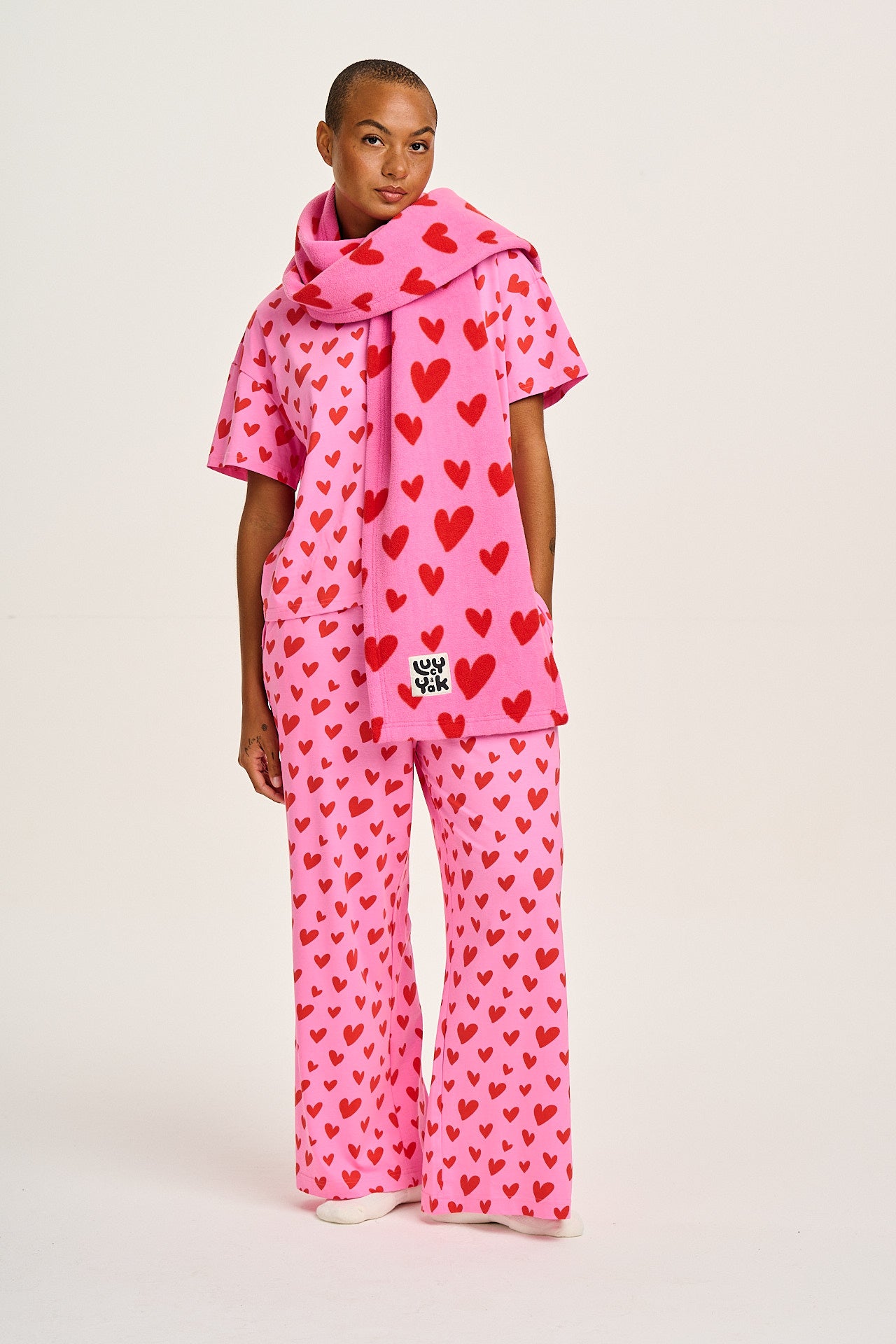 Sabrina - Soft Pyjamas in Cupid Print