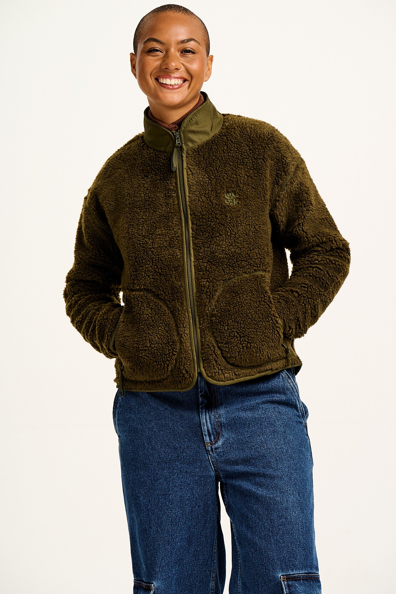 Mason - Fleece in Khaki Green