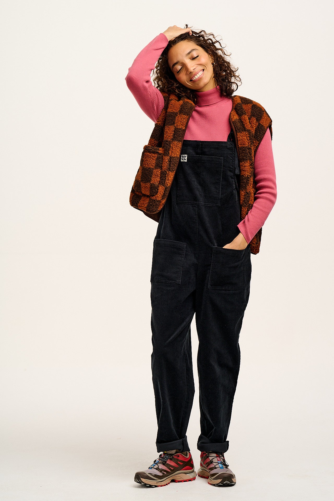 Original - Corduroy Dungarees in Black