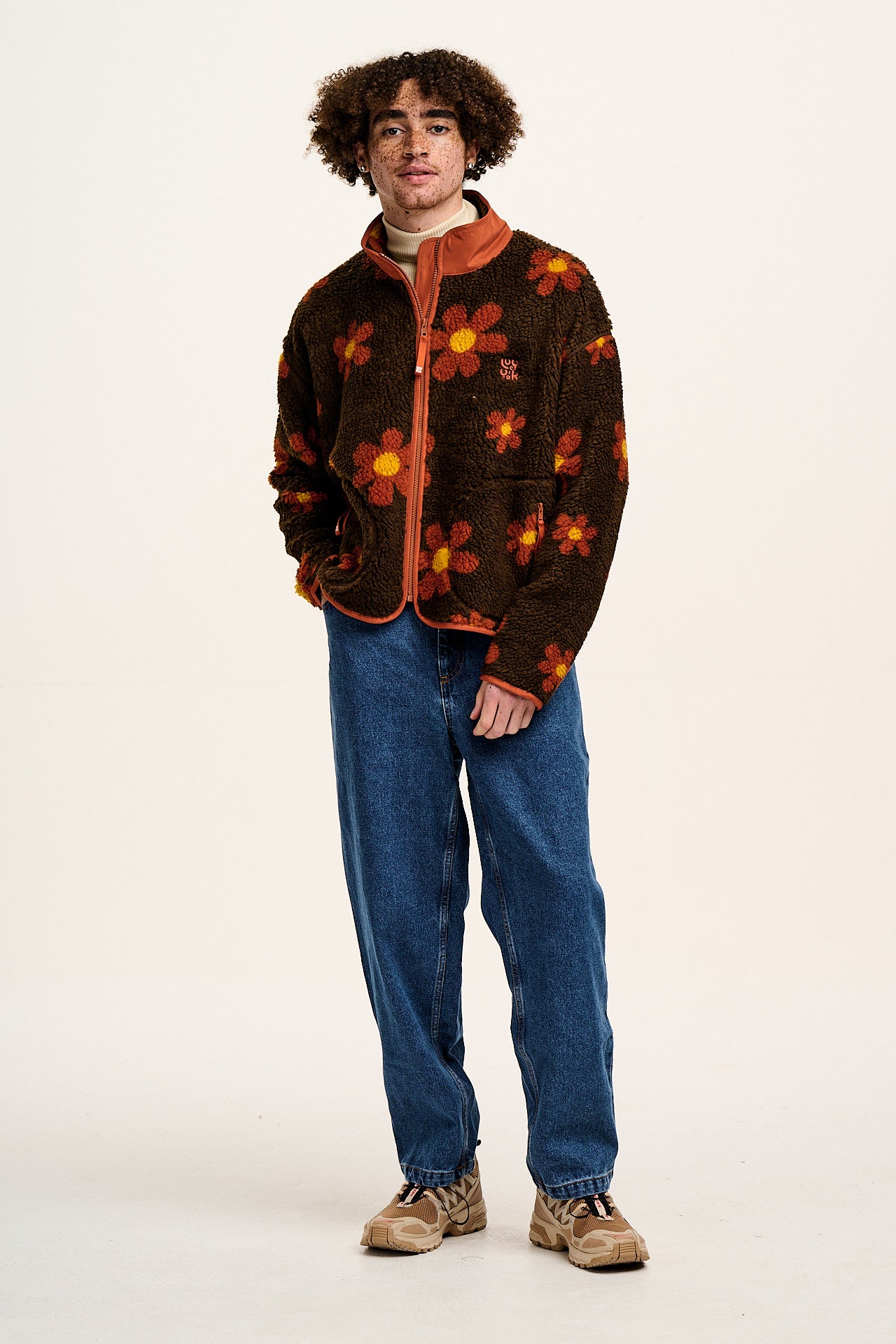 Mason - Fleece in Cassia Print