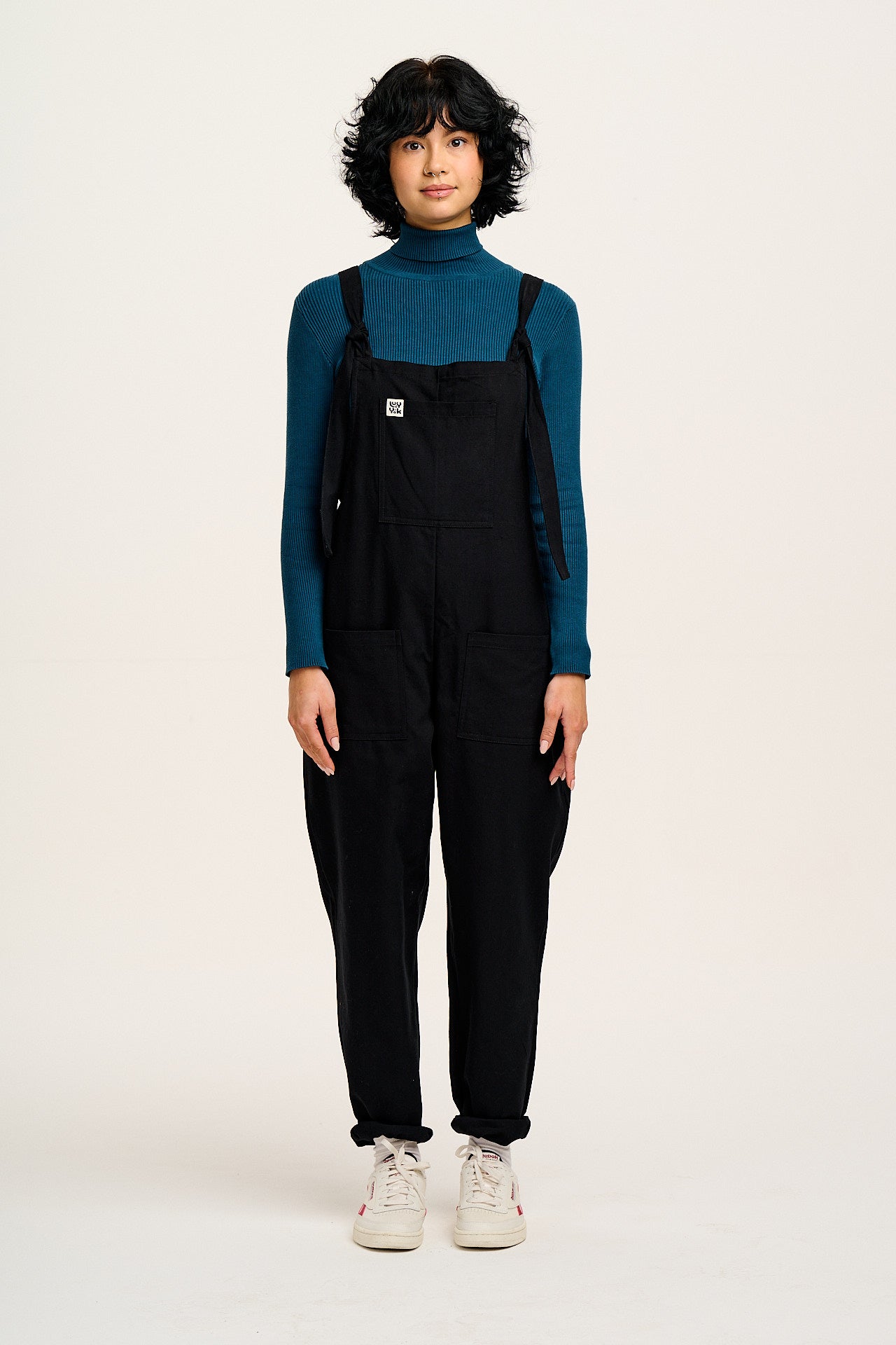 Original - Cotton Dungarees in Black