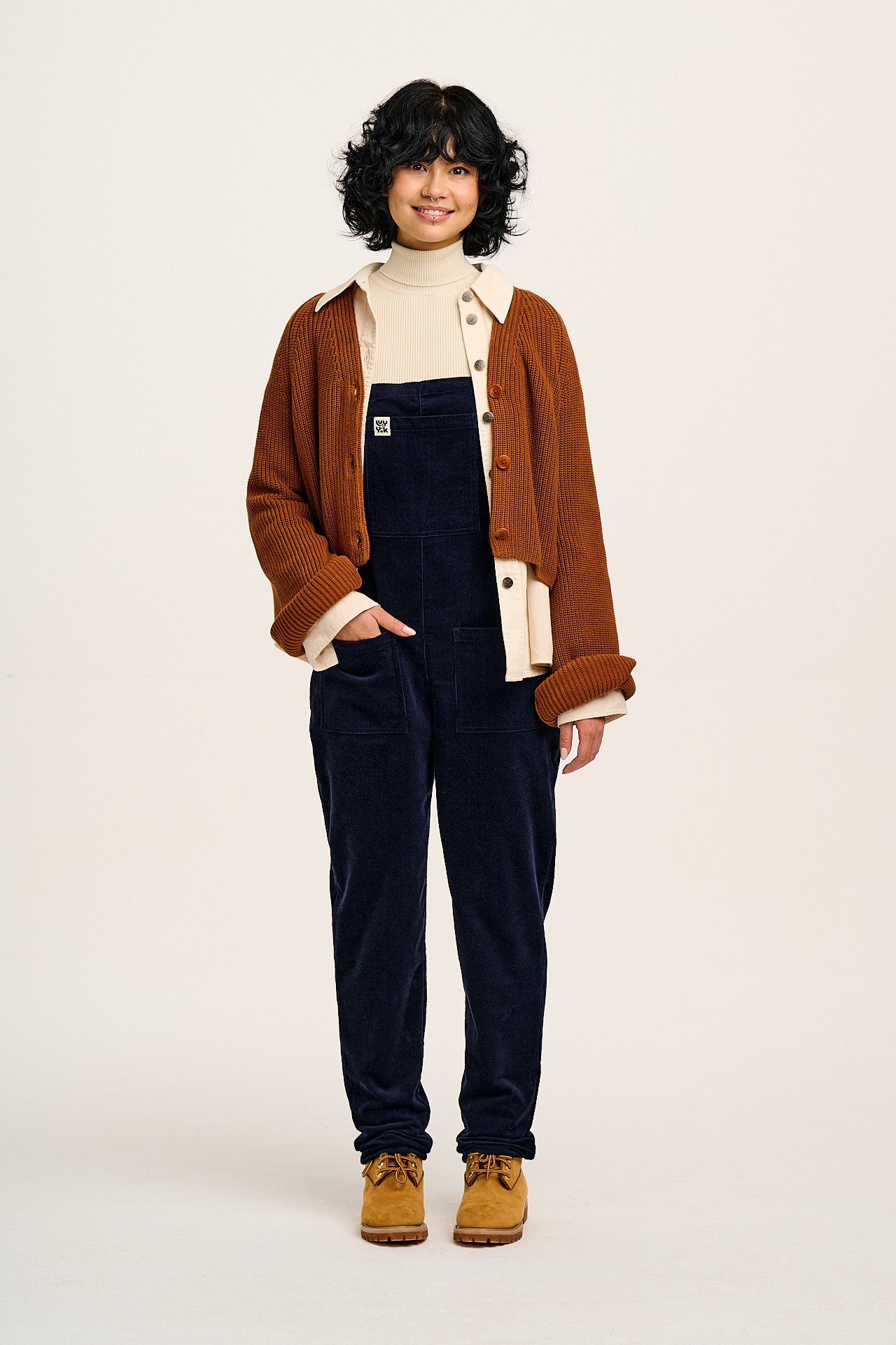 Original Corduroy Dungarees in Sailor Blue