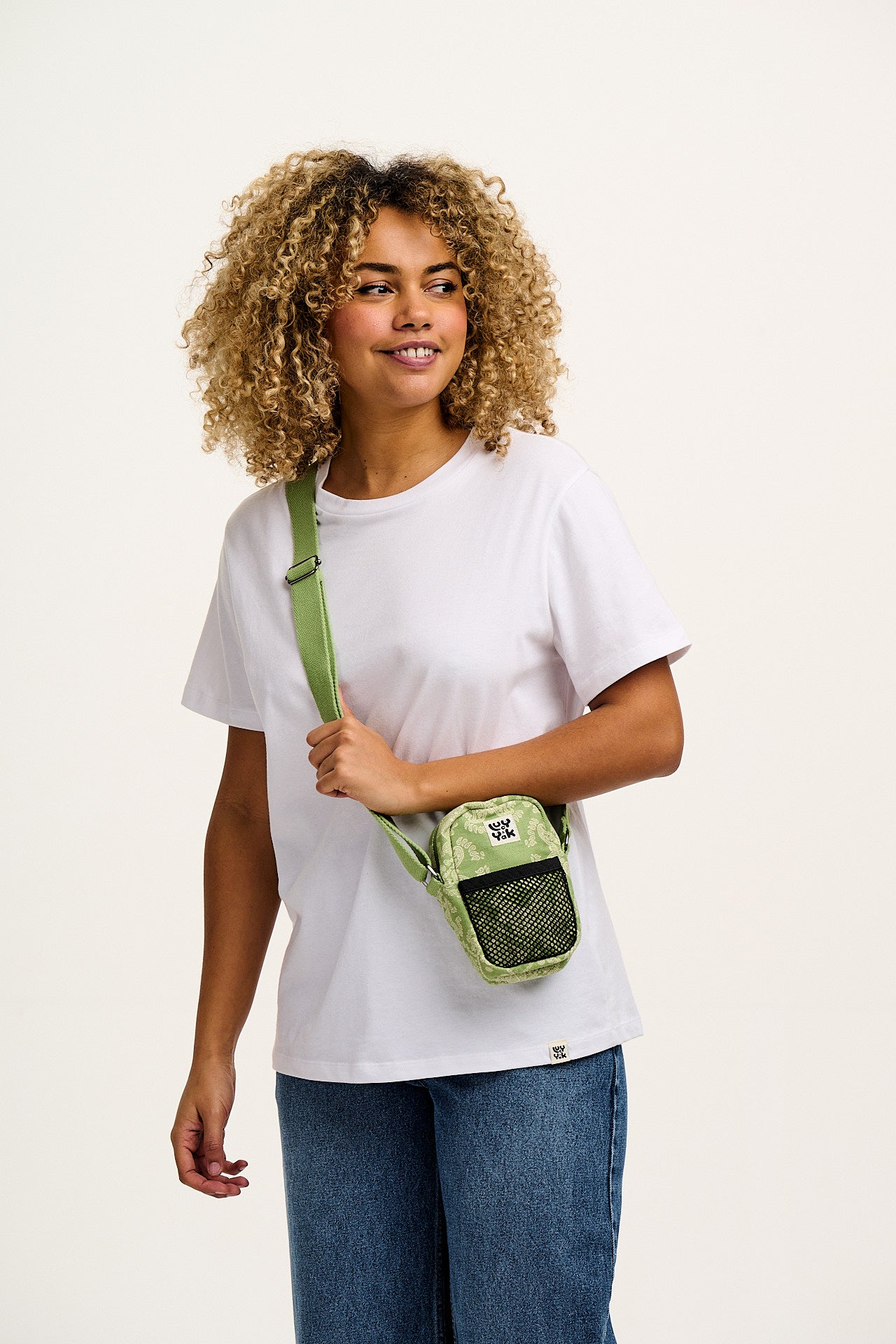 Brady - Crossbody Cotton Twill Bag in Eldorado Print