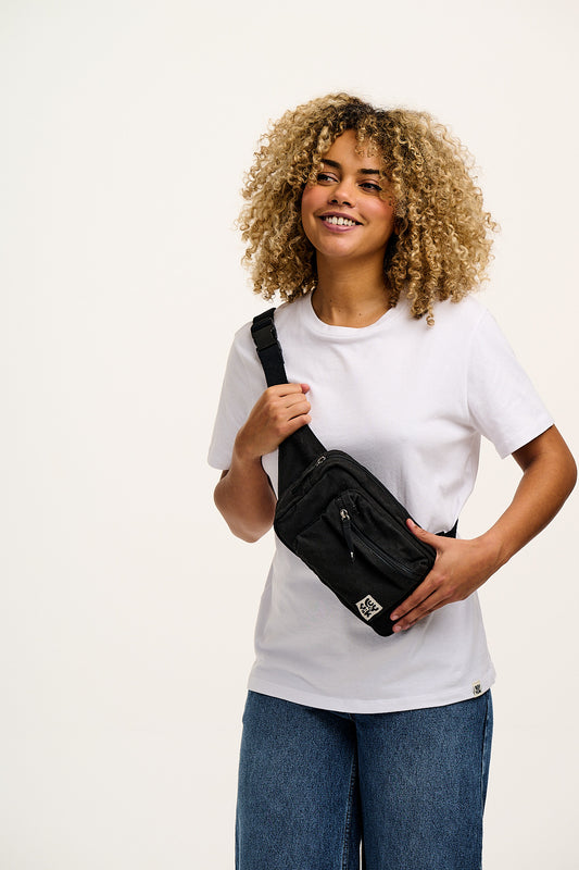 Henley - Canvas Bumbag in Black