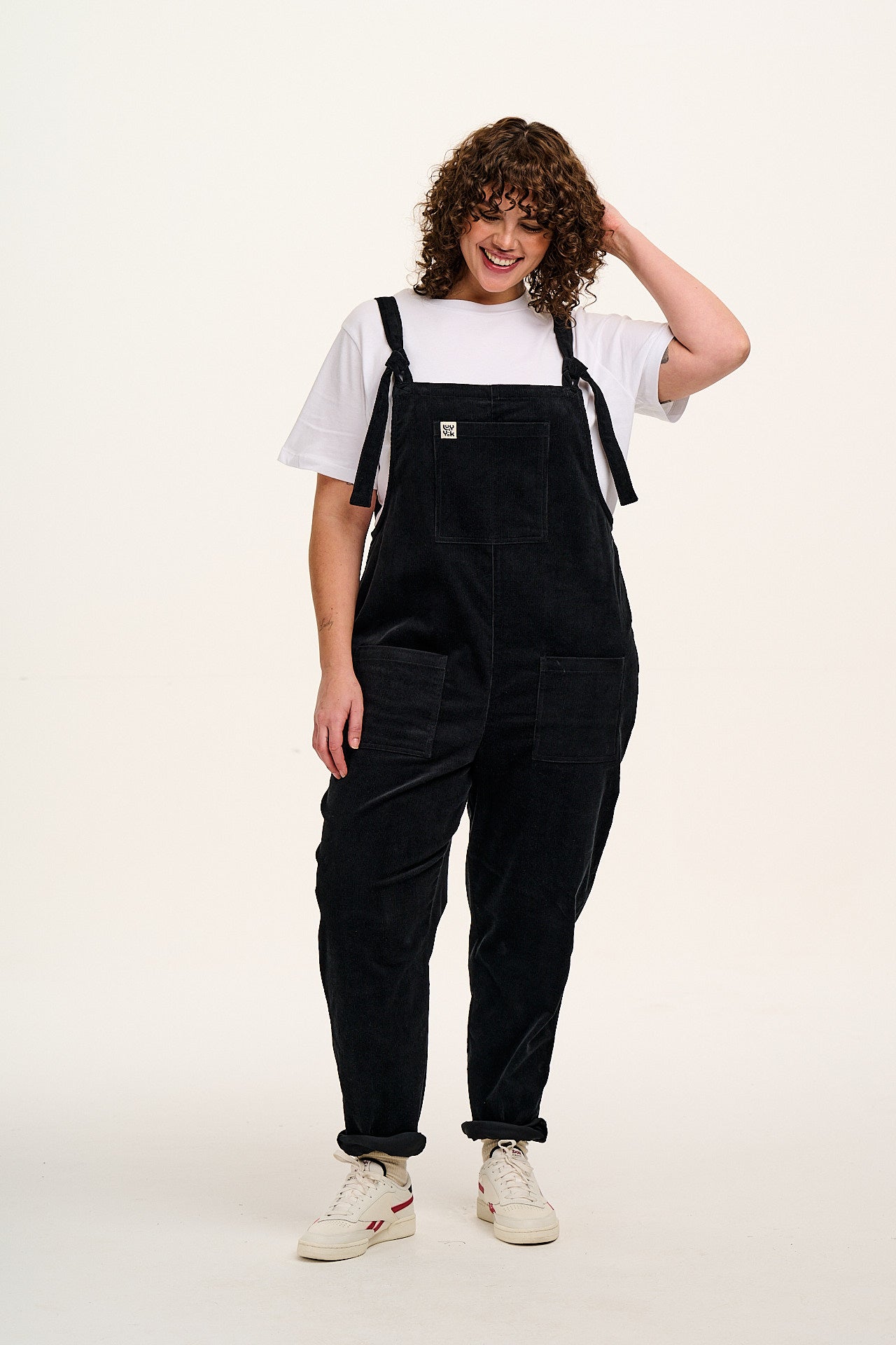 Original - Corduroy Dungarees in Black