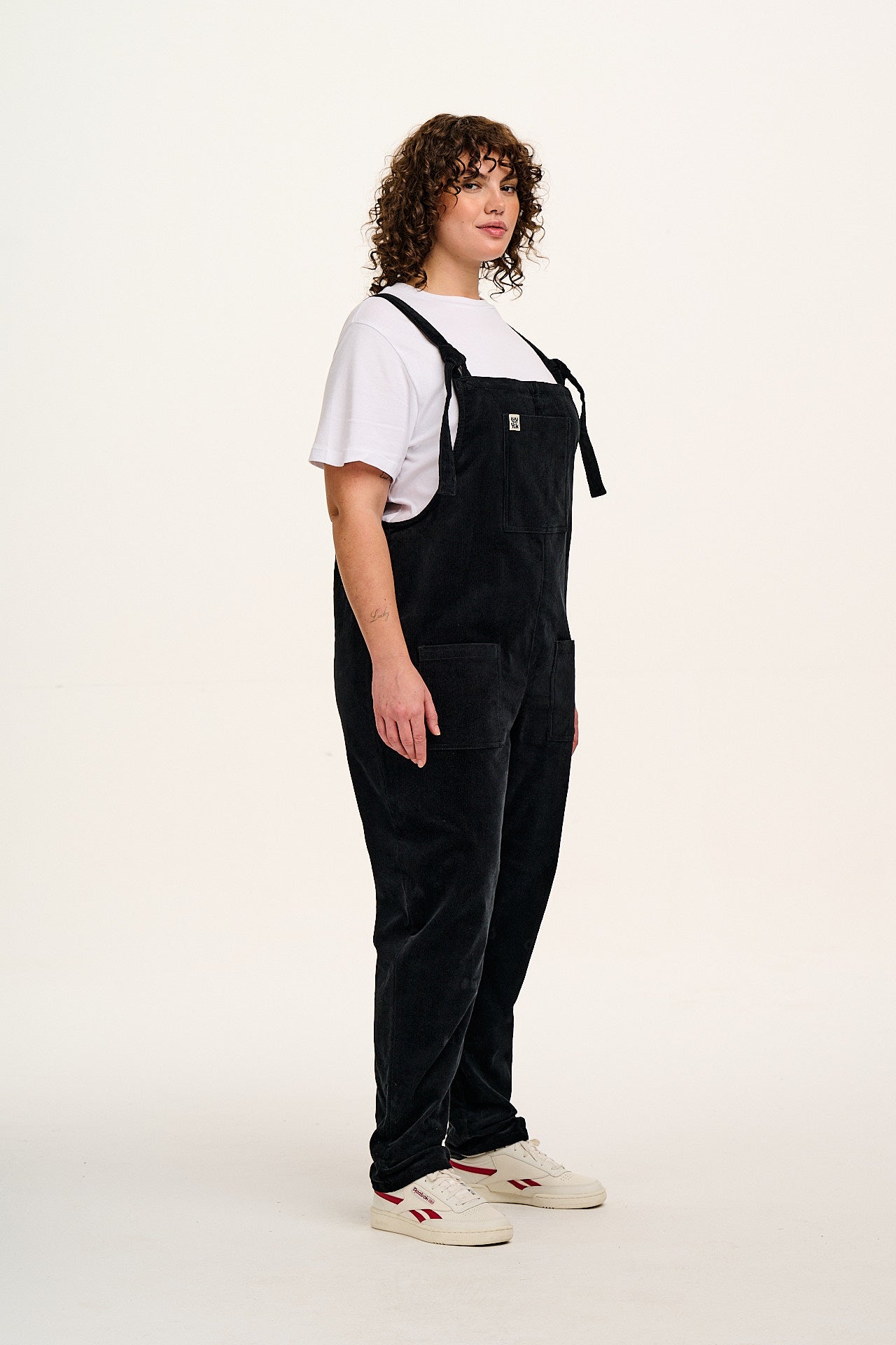 Original - Corduroy Dungarees in Black