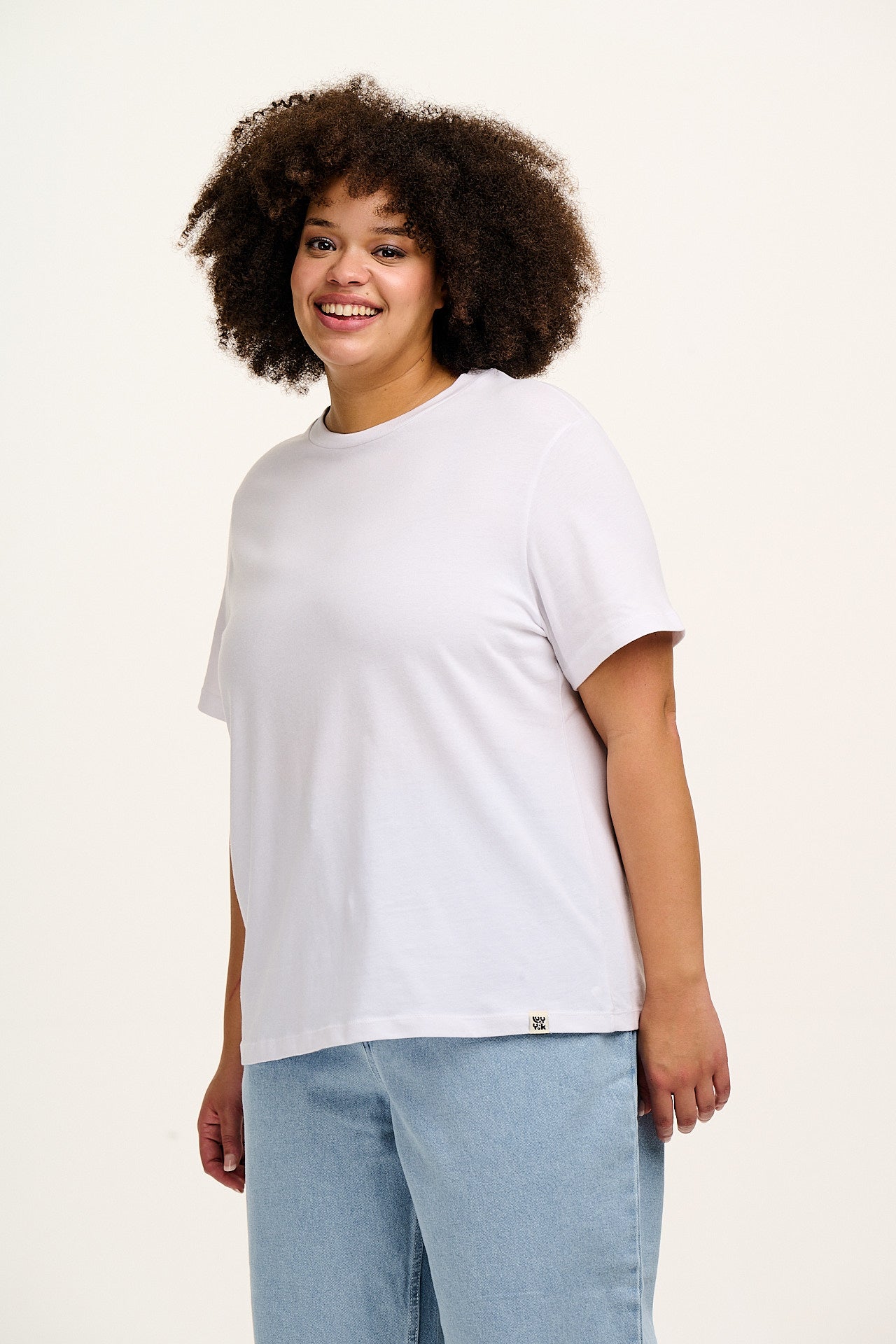 Denver - Cotton Tee in White