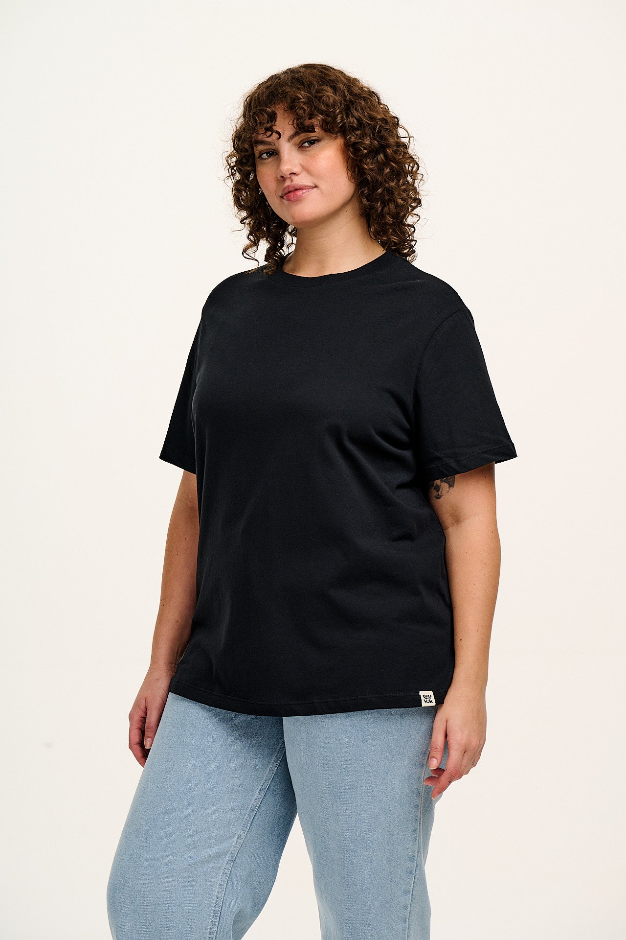 Denver - Cotton Tee in Black