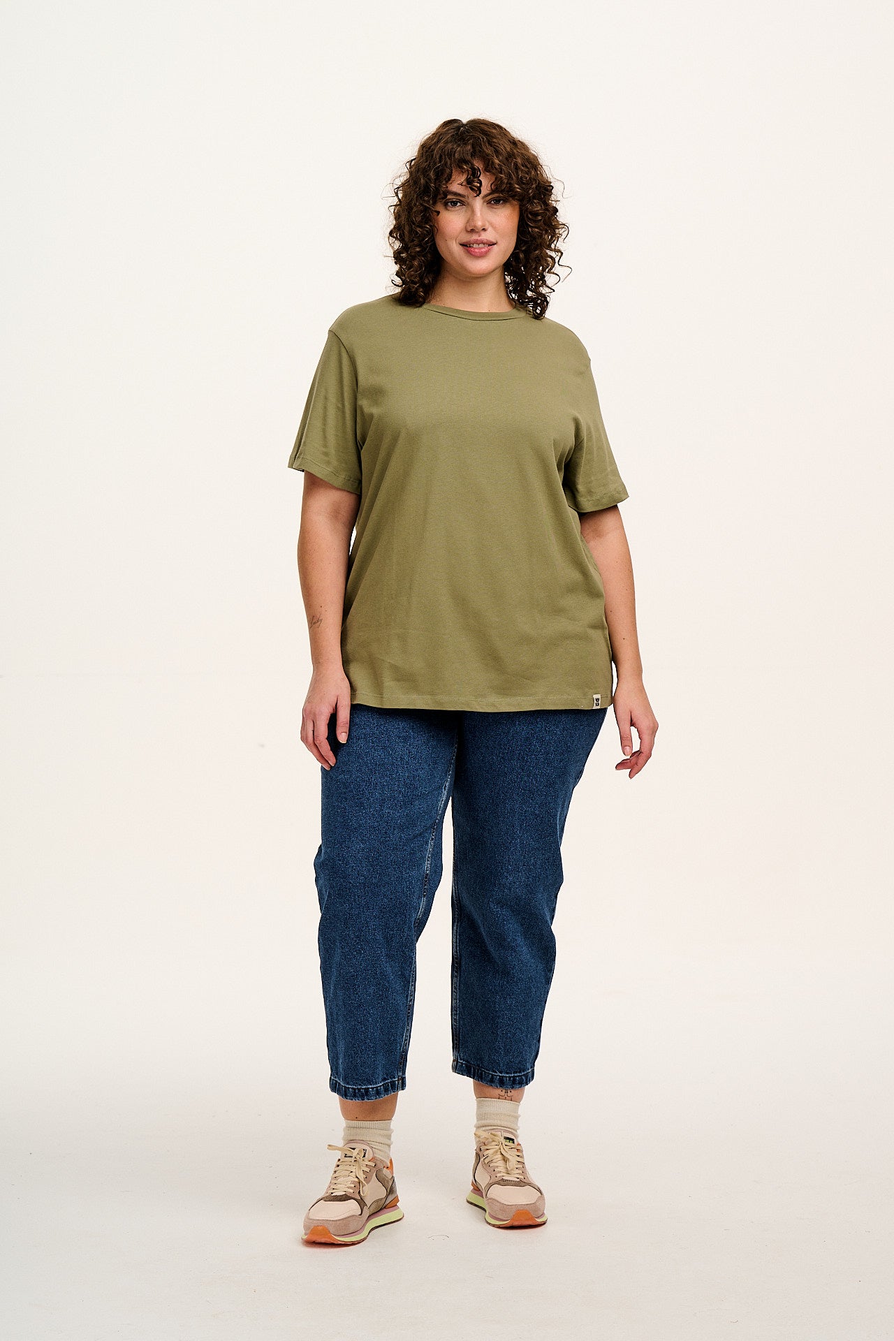 Denver - Cotton Tee in Khaki