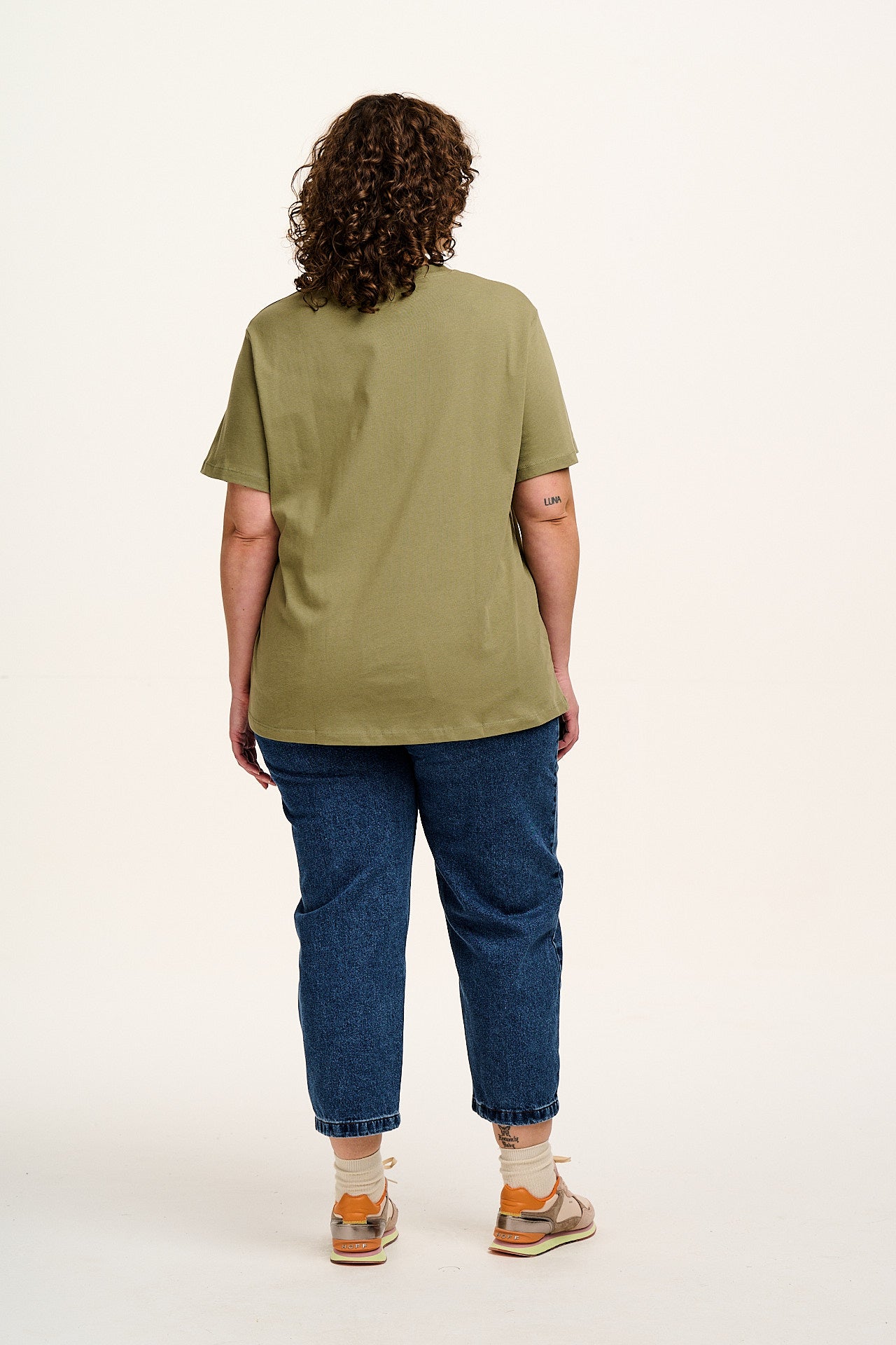 Denver - Cotton Tee in Khaki