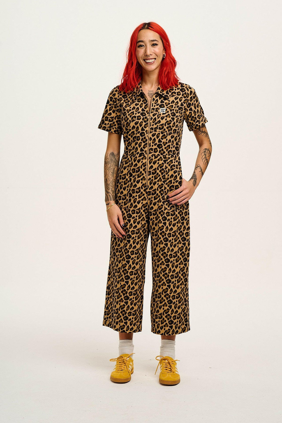 Leopard Print Variants Leopard Print Jumpsuit - Ragan Design – Lucy & Yak